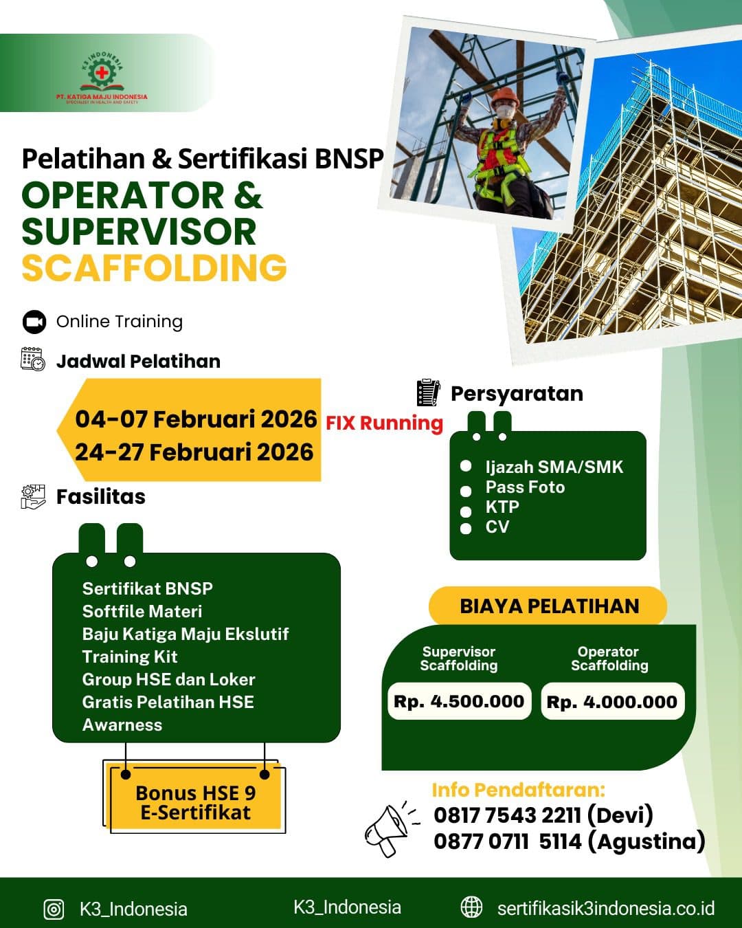 banner k3 scaffolding