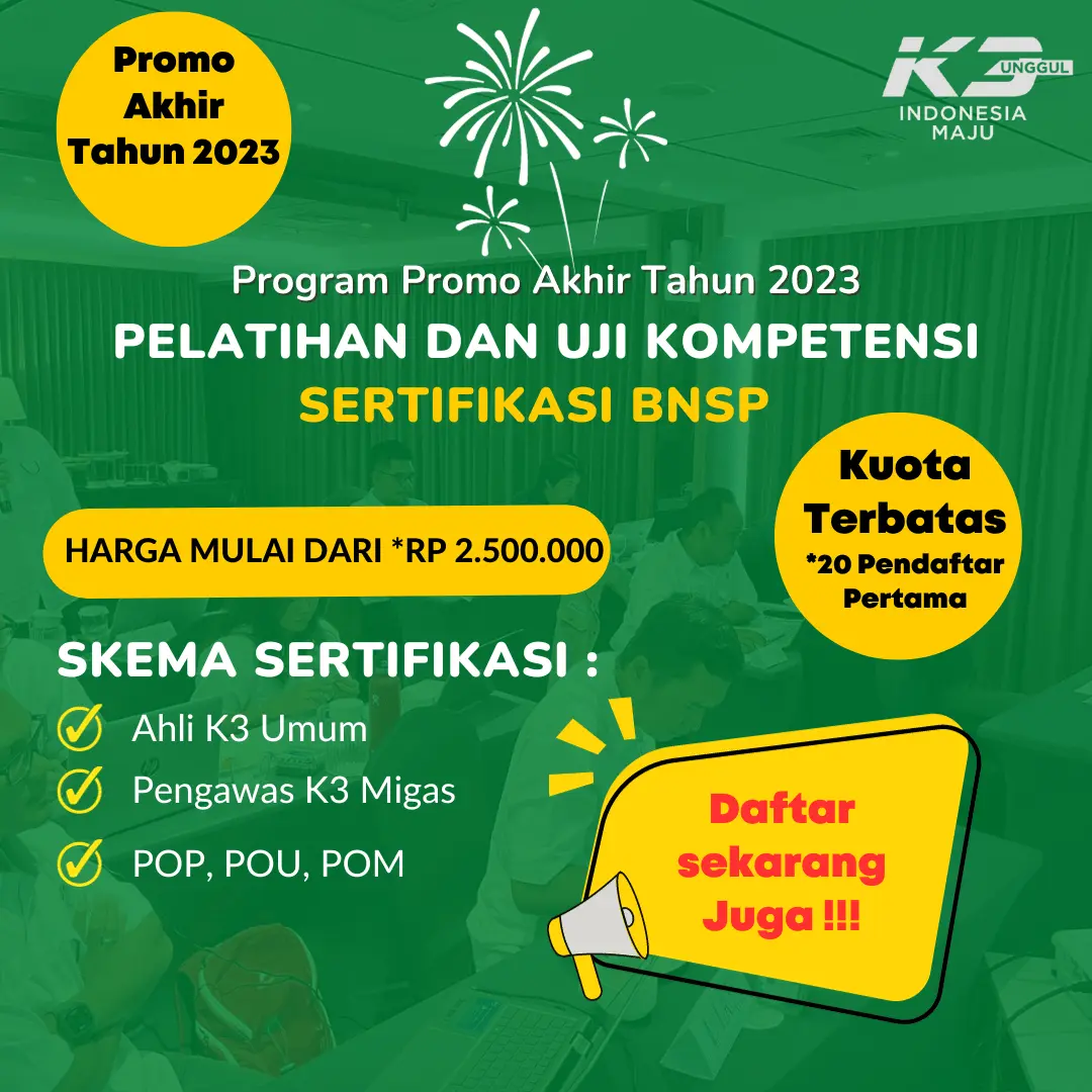 promo akhir tahun pusat sertifikasi dan pelatihan k3