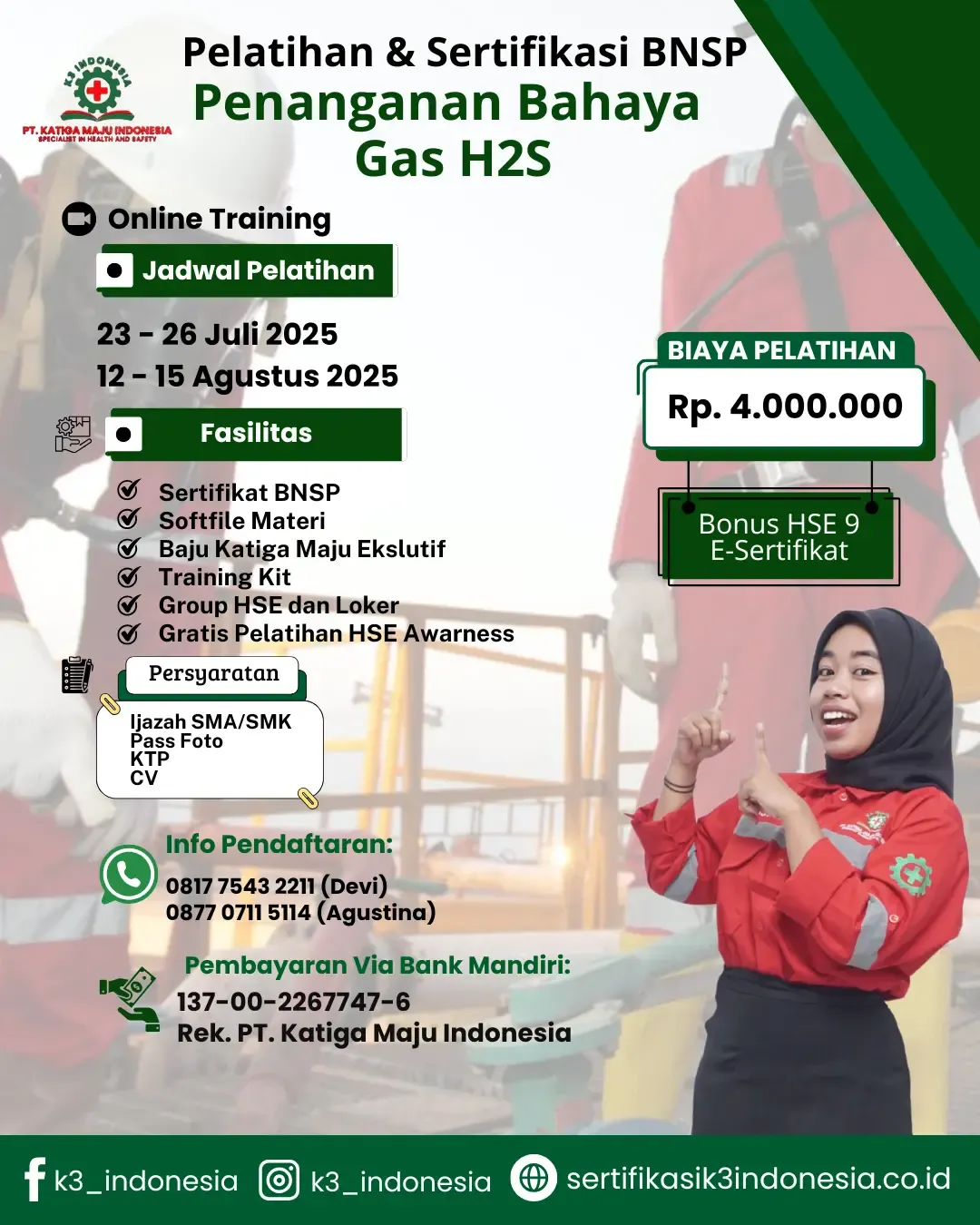 Penanganan Bahaya Gas H2S
