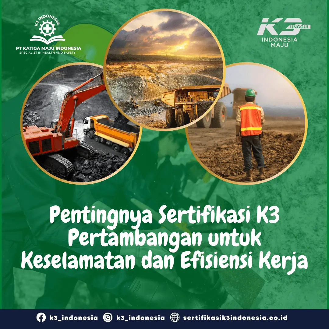 sertifikasi k3 pertambangan