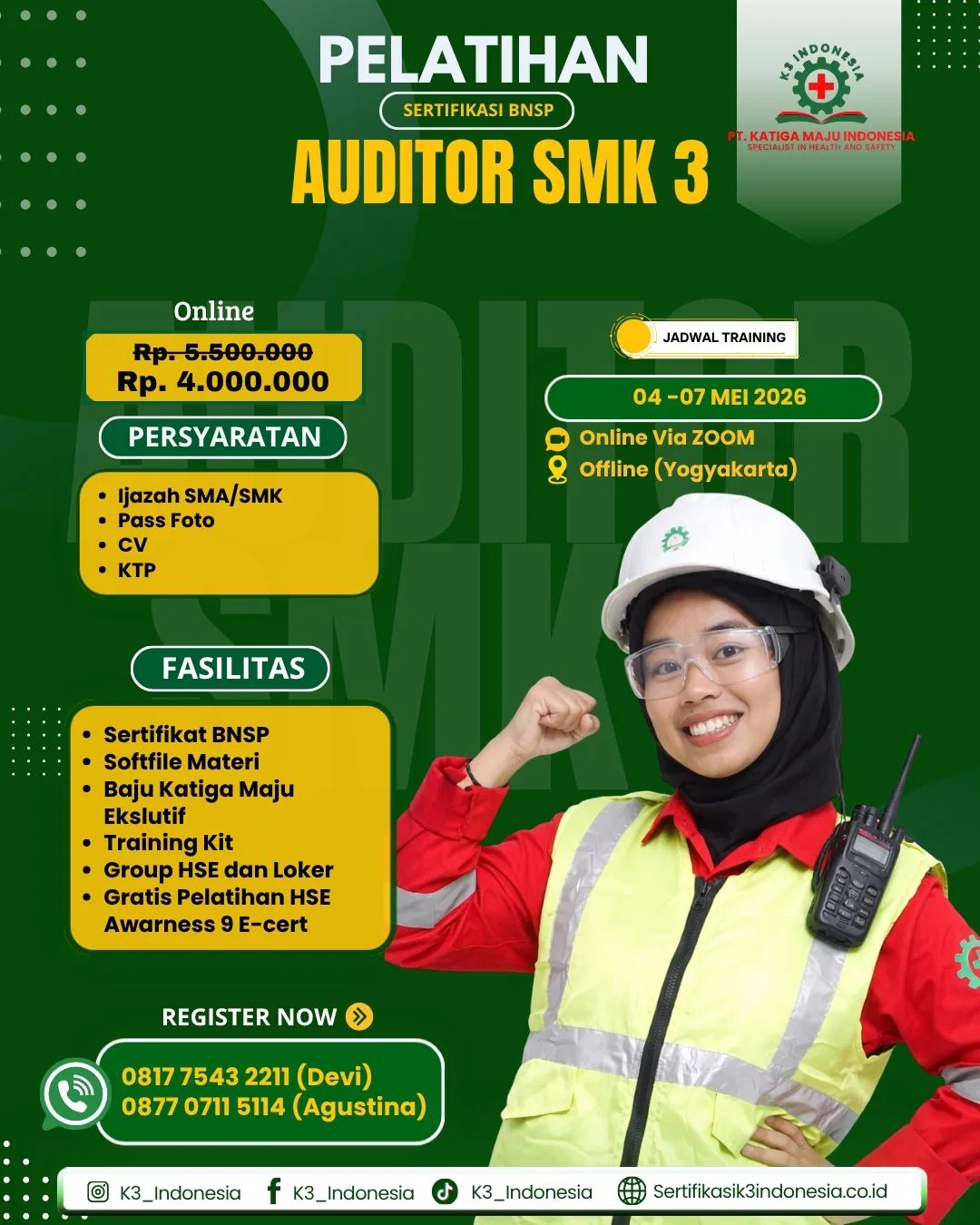Pelatihan auditor smk 3