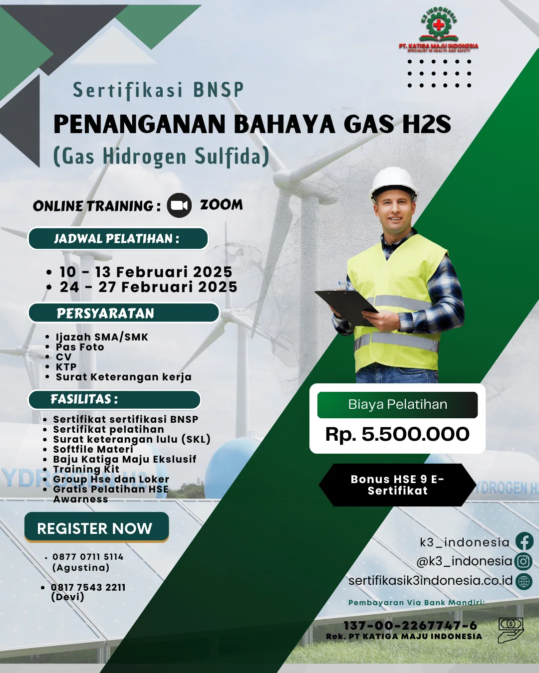 Penanganan Bahaya Gas H2S