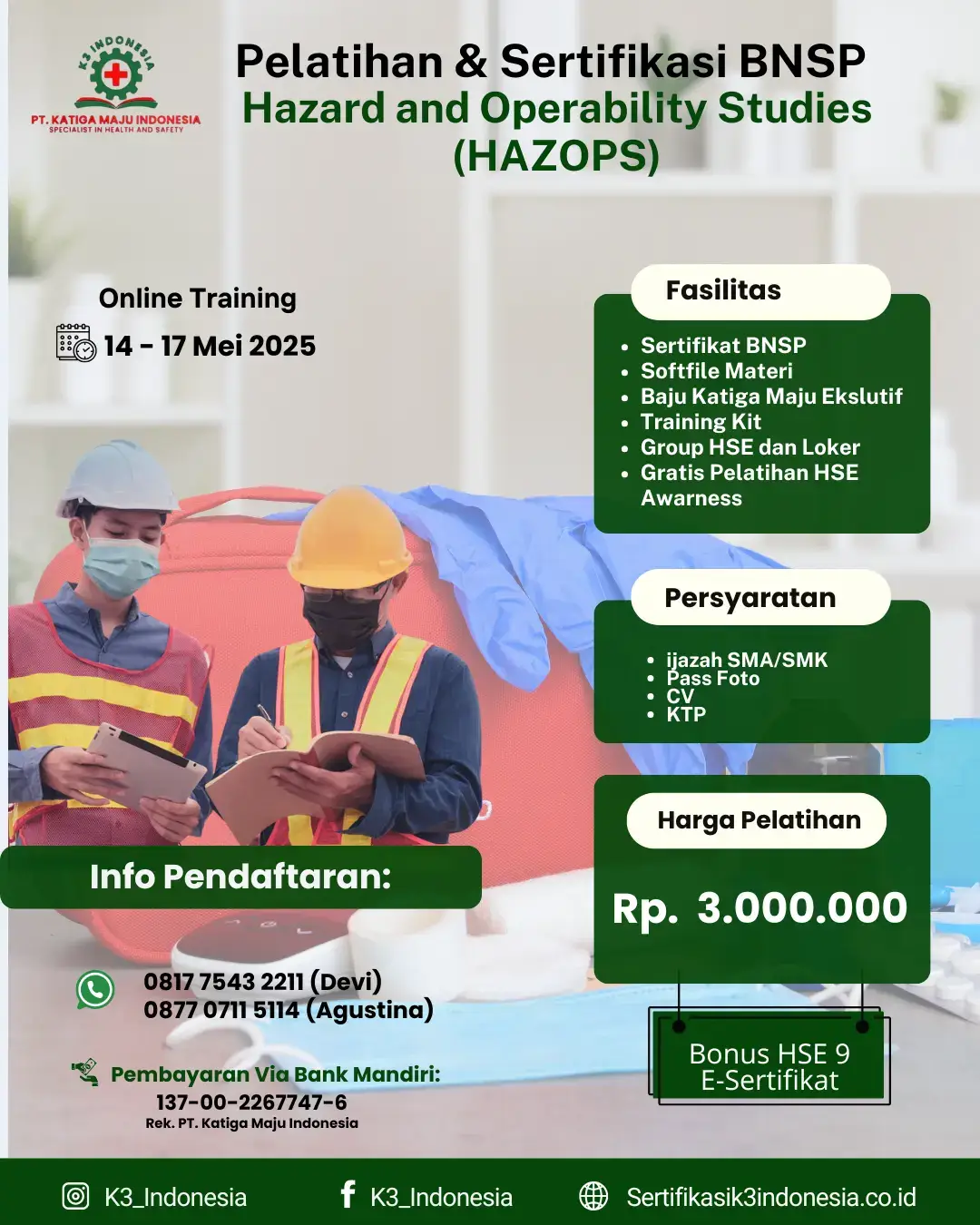 Hazard and Operability Studies (HAZOPs)
