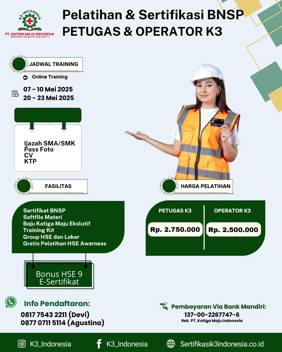 petugas dan operator k3