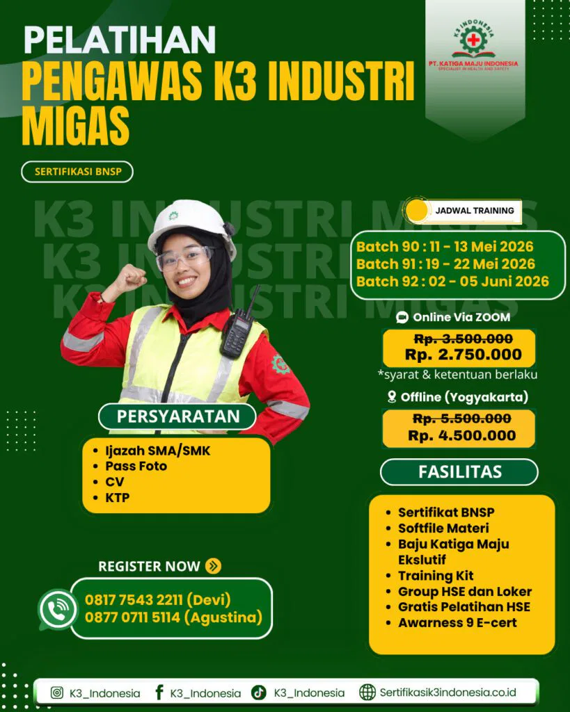Banner pengawas k3 industri migas