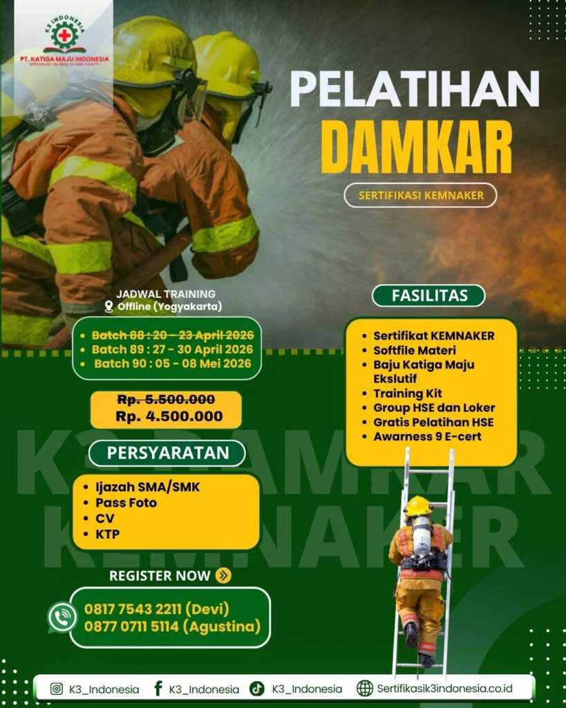 Pelatihan P3K sertifikasi kemnaker