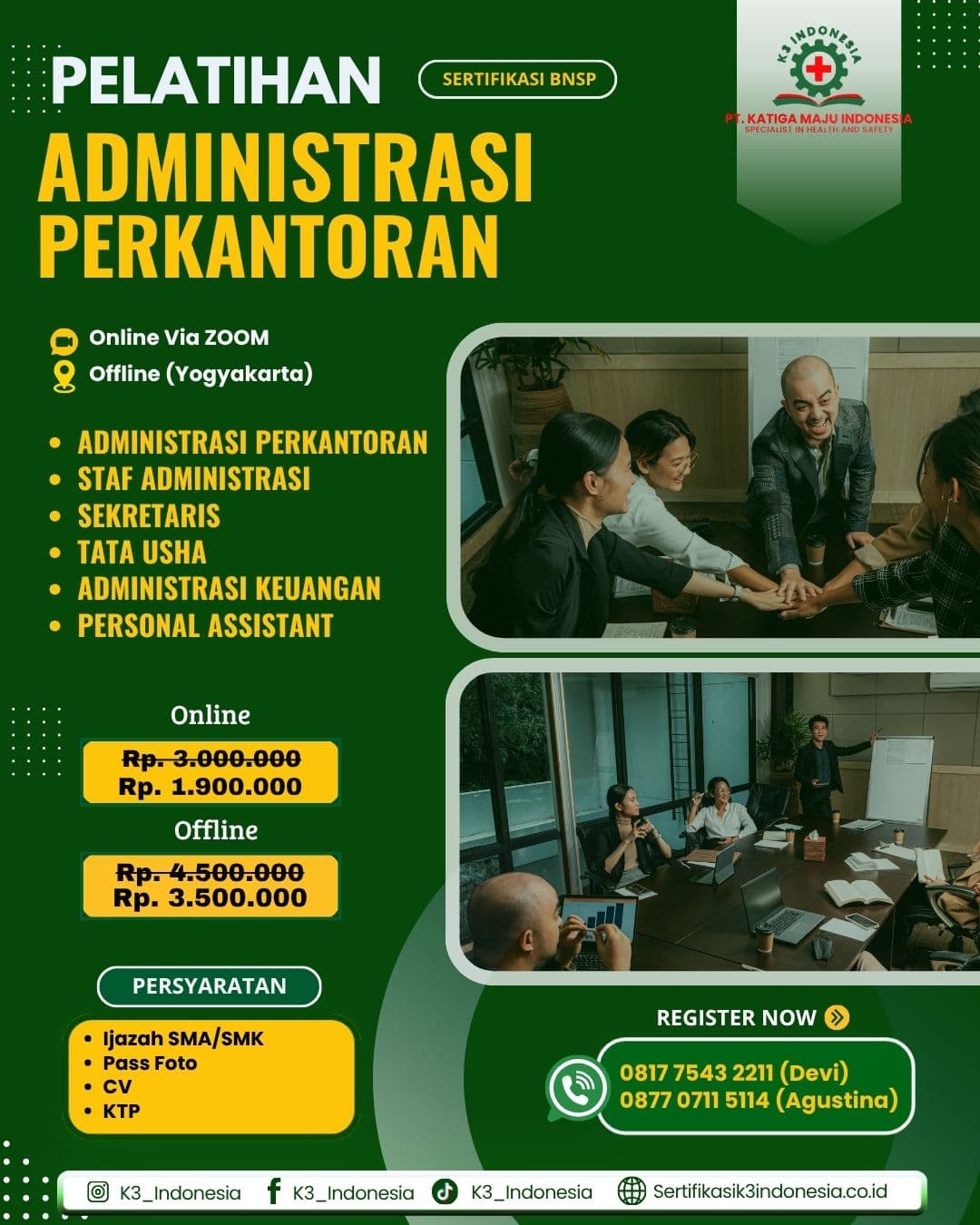 BANNER ADMINISTRASI PERKANTORAN
