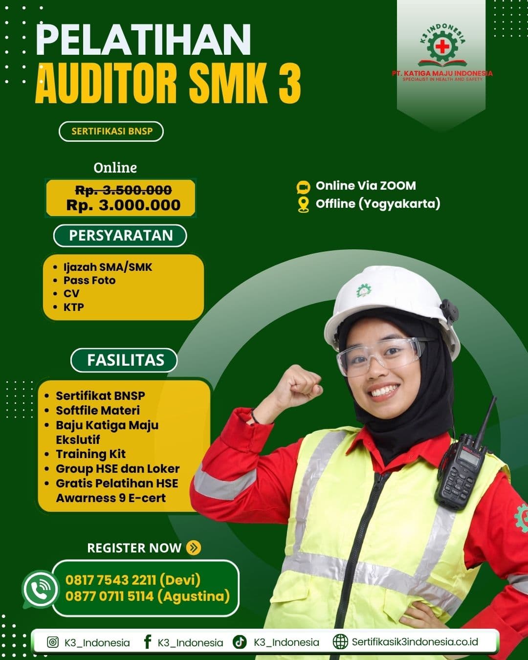 Pelatihan auditor smk 3