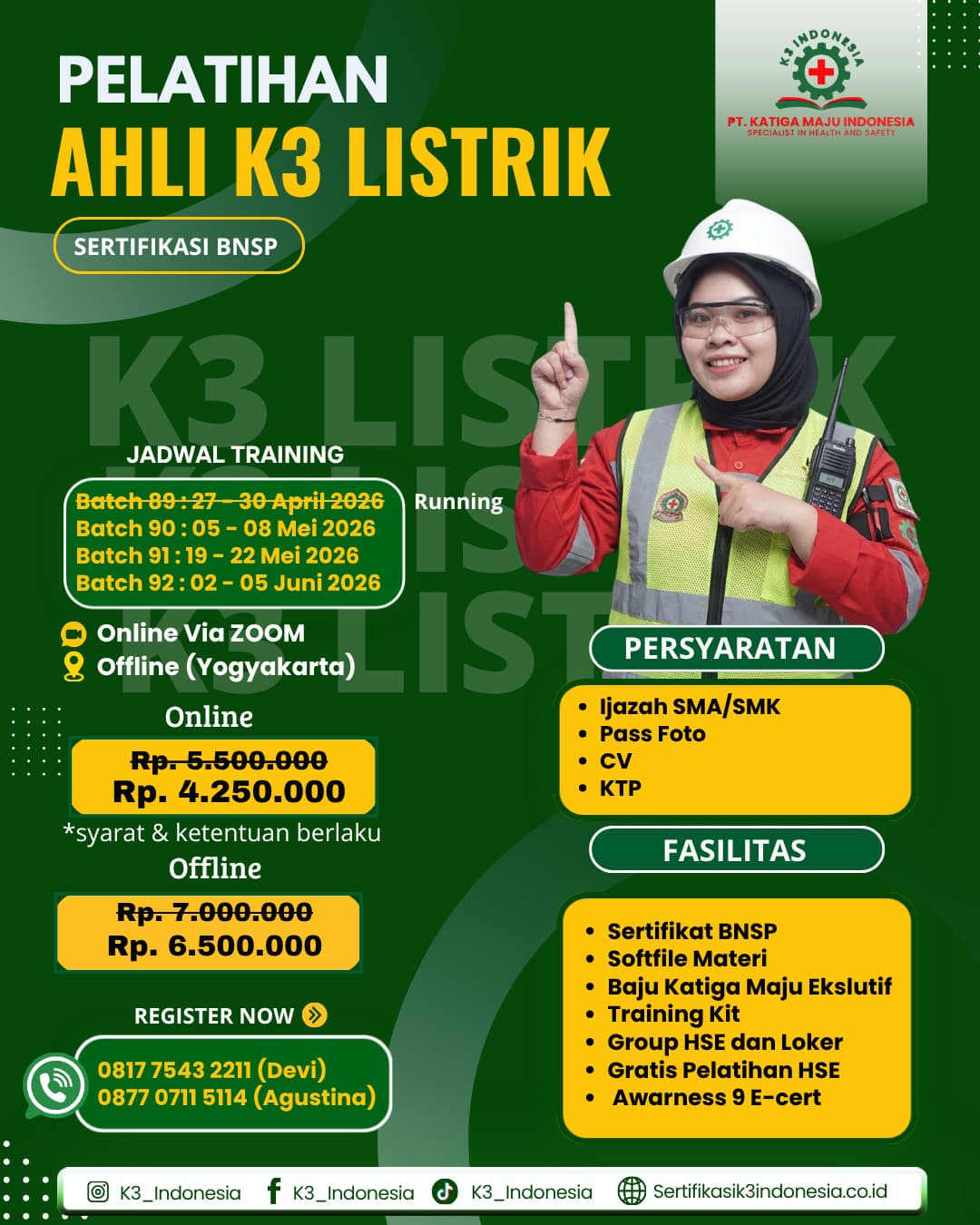 pelatihan K3 LISTRIK