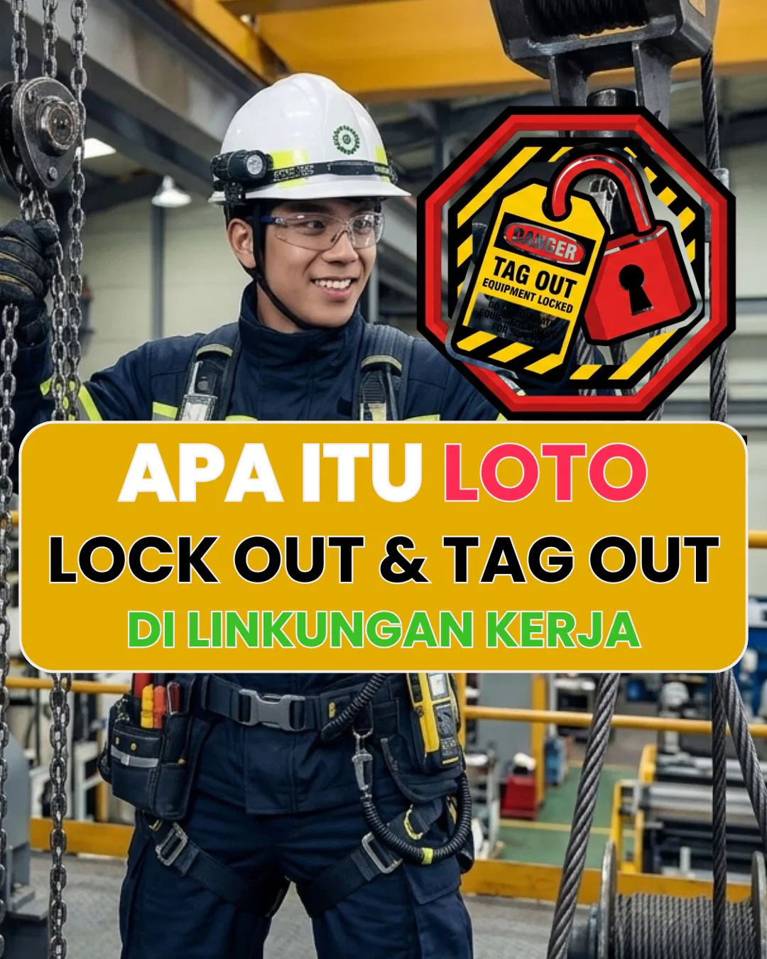 Pengertian lockout dan tagout dalam dunia kerja