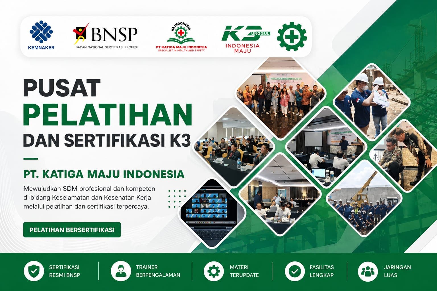 ahli k3 umum kemnaker dan bnsp