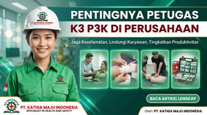 banner pentingnya petugas k3 p3k
